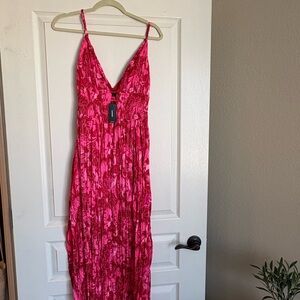 NEW Express Women’s Pink V-Neck summer Dress